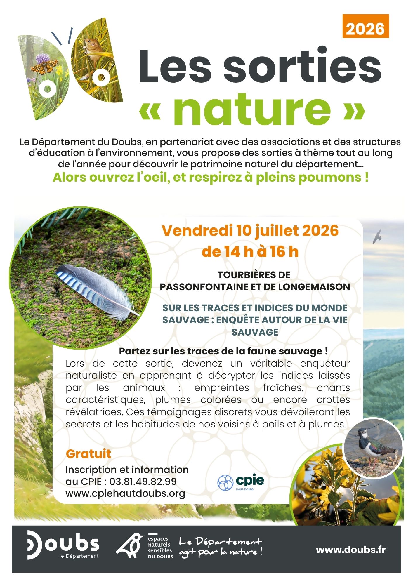 Affiche  10.07.2026 Sortie nature